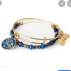Alex and Ani Peace set of bracelets